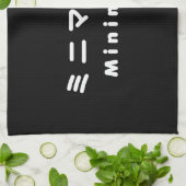 Minimalistisch ミ ニ リ ス geschirrtuch (Gefaltet)