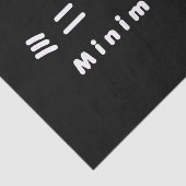 Minimalistisch ミ ニ リ ス seidenpapier (Ausschnitt)