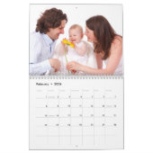 Minimalistisch 12 Monate 13 Foto kundenspezifisch Kalender (Feb 2026)