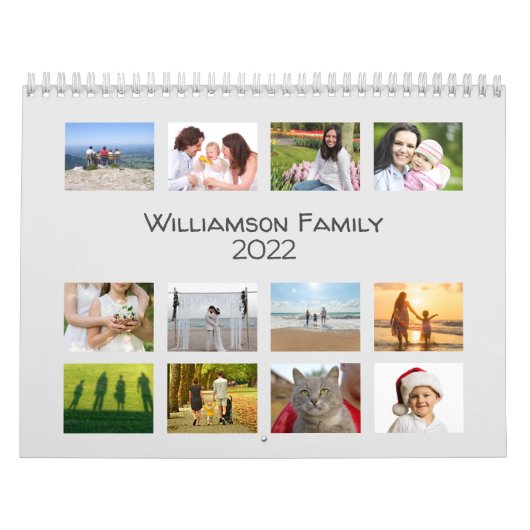 Minimalistisch 12 Monate 13 Foto kundenspezifisch Kalender (Titelbild)