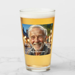 Minimalistisch 1 Special Foto Celebration Life Glas