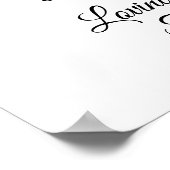 Minimalistisch 1 Special Foto Celebration Life Poster (Ecke)