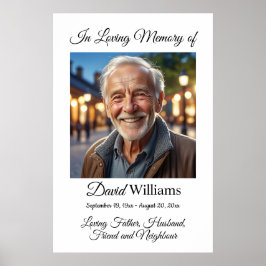 Minimalistisch 1 Special Foto Celebration Life Poster