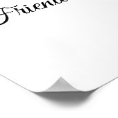 Minimalistisch 1 Special Foto Celebration Life Poster (Ecke)