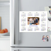 Minimalistisch 2026 Kalender Modernes Foto Magnetkarte