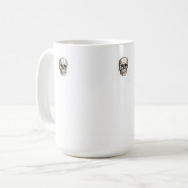 Minimalistisch 3 Tasse Skull Memento Mori