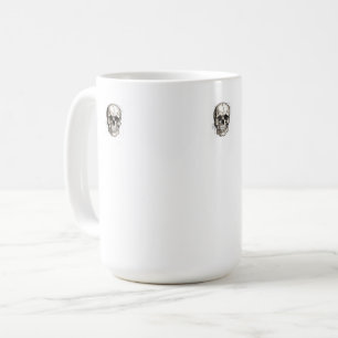 Minimalistisch 3 Tasse Skull Memento Mori