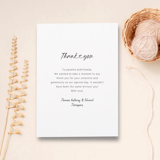 Minimalistisch 4 Foto Collage Baby Dusche Vielen D Dankeskarte