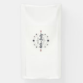 Minimalistisch 4. Juli Banner - Elegantes Retro (Vertikal)