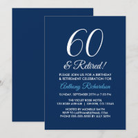 Minimalistisch 60 und Remüde Blue Retirement der M
