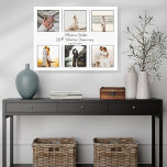 Minimalistisch 6 Foto 10. Hochzeitstag Leinwanddruck<br><div class="desc">Die Erinnerungen mit diesem eleganten,  minimalistischen 6-Foto-Design für das 10. Hochzeitstag. Fügen Sie einfach Ihre Fotos,  Pärchennamen und das Datum hinzu und Sie haben einen Sake erstellt,  der für ein Leben geschätzt werden soll.</div>