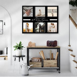 Minimalistisch 6 Foto 10. Hochzeitstag Leinwanddruck<br><div class="desc">Die Erinnerungen mit diesem eleganten,  minimalistischen 6-Foto-Design für das 10. Hochzeitstag. Fügen Sie einfach Ihre Fotos,  Pärchennamen und das Datum hinzu und Sie haben einen Sake erstellt,  der für ein Leben geschätzt werden soll.</div>