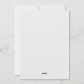 Minimalistisch 6 Foto Collage Frohe Weihnachten (Rückseite)