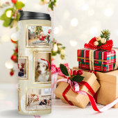 Minimalistisch 7 Fotomodell Beige Weihnachten Thermosbecher