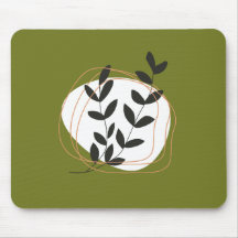 Minimalistisch abstrakt in hübscher Farbe Olivengr