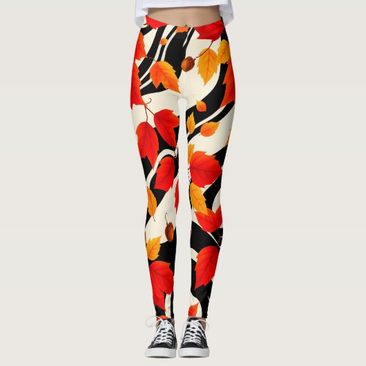 Minimalistisch Abstrakt Leggings (Vorderseite)