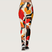 Minimalistisch Abstrakt Leggings (Rückseite)