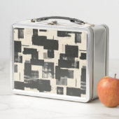 Minimalistisch Abstrakt Metall Brotdose (Beispiel)