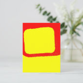 Minimalistisch Abstrakt Postkarte (Stehend Vorderseite)