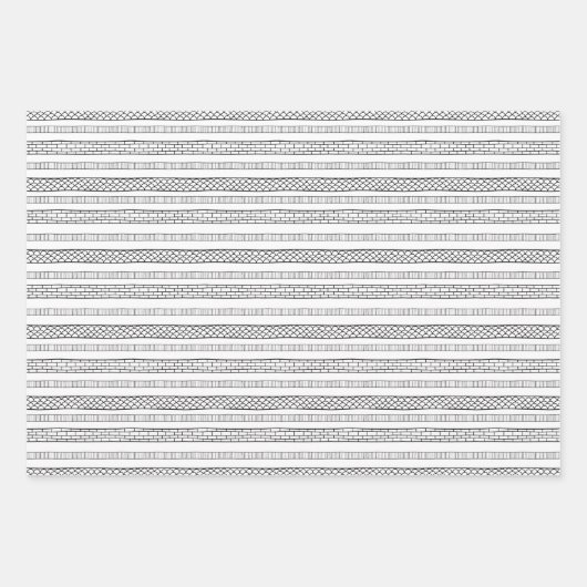 Minimalistisch Abstrakte Weihnachten Geschenkpapier Set (Vorderseite 2)