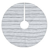 Minimalistisch Abstrakte Weihnachten Polyester Weihnachtsbaumdecke (Vorderseite)