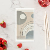 Minimalistisch Abstrakter Napkin Serviette (Beispiel)