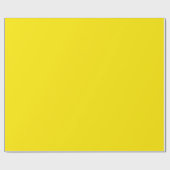 Minimalistisch Abstraktes Kaninchengelb Geschenkpapier (Flach)