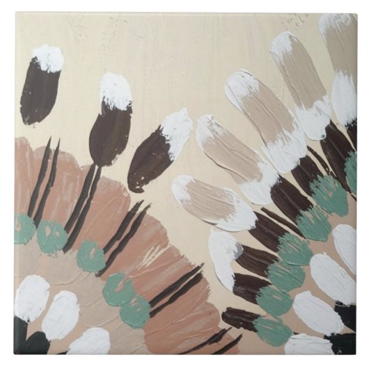 Minimalistisch Akvarel Fliese (Vorderseite)