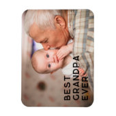 Minimalistisch Alle Karten Bester Opa je Foto Magnet (Vertikal)