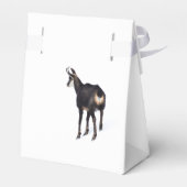 Minimalistisch Alpinistisches Gämse Bergziege auf  Geschenkschachtel (Rückseite)
