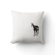 Minimalistisch Alpinistisches Gämse Bergziege auf 