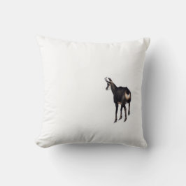 Minimalistisch Alpinistisches Gämse Bergziege auf  Kissen