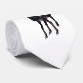 Minimalistisch Alpinistisches Gämse Bergziege auf  Krawatte (Gerollt)