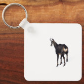 Minimalistisch Alpinistisches Gämse Bergziege auf  Schlüsselanhänger (Vorderseite)