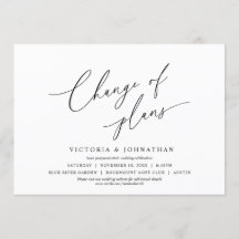 Minimalistisch, Änderung der Pläne, Änderung des D