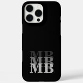Minimalistisch-Anfängermonogramm Case-Mate iPhone Hülle (Rückseite)
