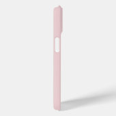 Minimalistisch Anfänglich Modernes Monogramm Rosa Case-Mate iPhone Hülle (Rückseite / Rechts)