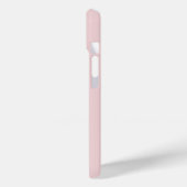 Minimalistisch Anfänglich Modernes Monogramm Rosa Case-Mate iPhone Hülle (Rückseite / Links)