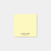 Minimalistisch anpassbar post-it klebezettel (Vorderseite)