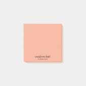 Minimalistisch anpassbar post-it klebezettel (Vorderseite)