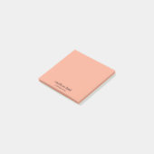 Minimalistisch anpassbar post-it klebezettel (angewinkelt)