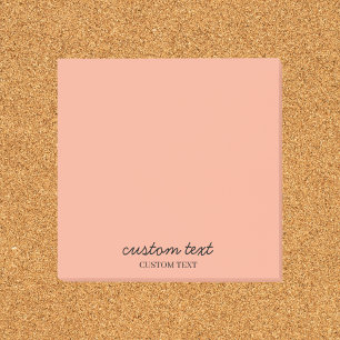 Minimalistisch anpassbar post-it klebezettel