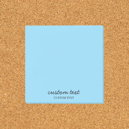 Minimalistisch anpassbar post-it klebezettel