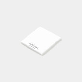 Minimalistisch anpassbar post-it klebezettel (angewinkelt)
