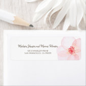 Minimalistisch + Aquarellfarbene Rücksendeadresse (Insitu)