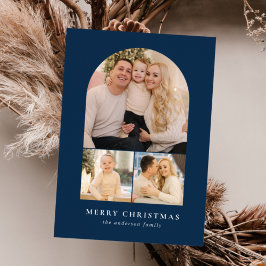 Minimalistisch Arch 3 Foto Feiertagskarte