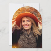 Minimalistisch Arch Adult 50. Geburtstag Einladung (Rückseite)