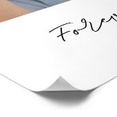 Minimalistisch Arch Foto Begrüßungszeichen Poster (Ecke)