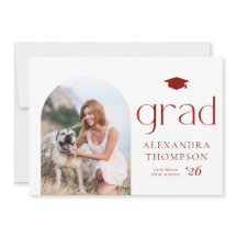 Minimalistisch Arch Foto Rotes Foto Abschluss