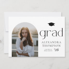 Minimalistisch Arch Foto Schwarzes Foto Abschluss Ankündigung